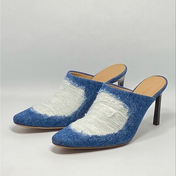 Loewe Ripped Denim Mules size 37 - Picture 3 of 13